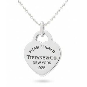 Tiffany & Co. Heart Pendant Charm .925 Sterling Silver